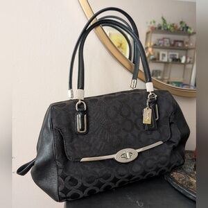 Coach Madeline Op Art Satchel